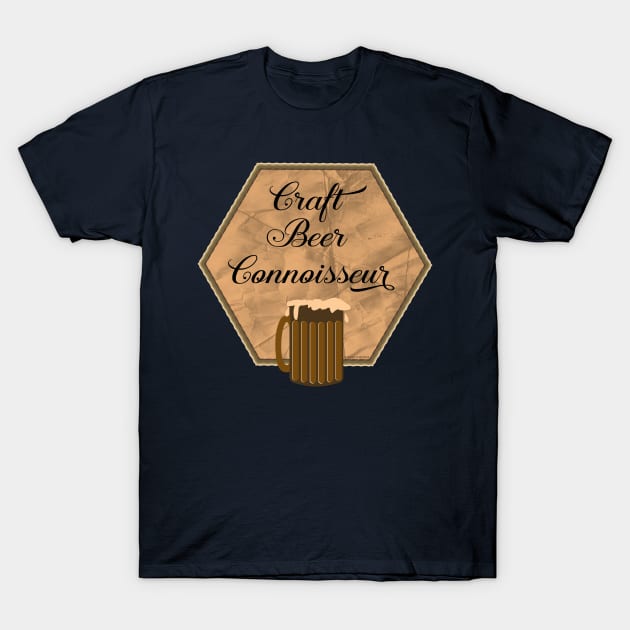 Craft Beer Connoisseur T-Shirt by Barthol Graphics